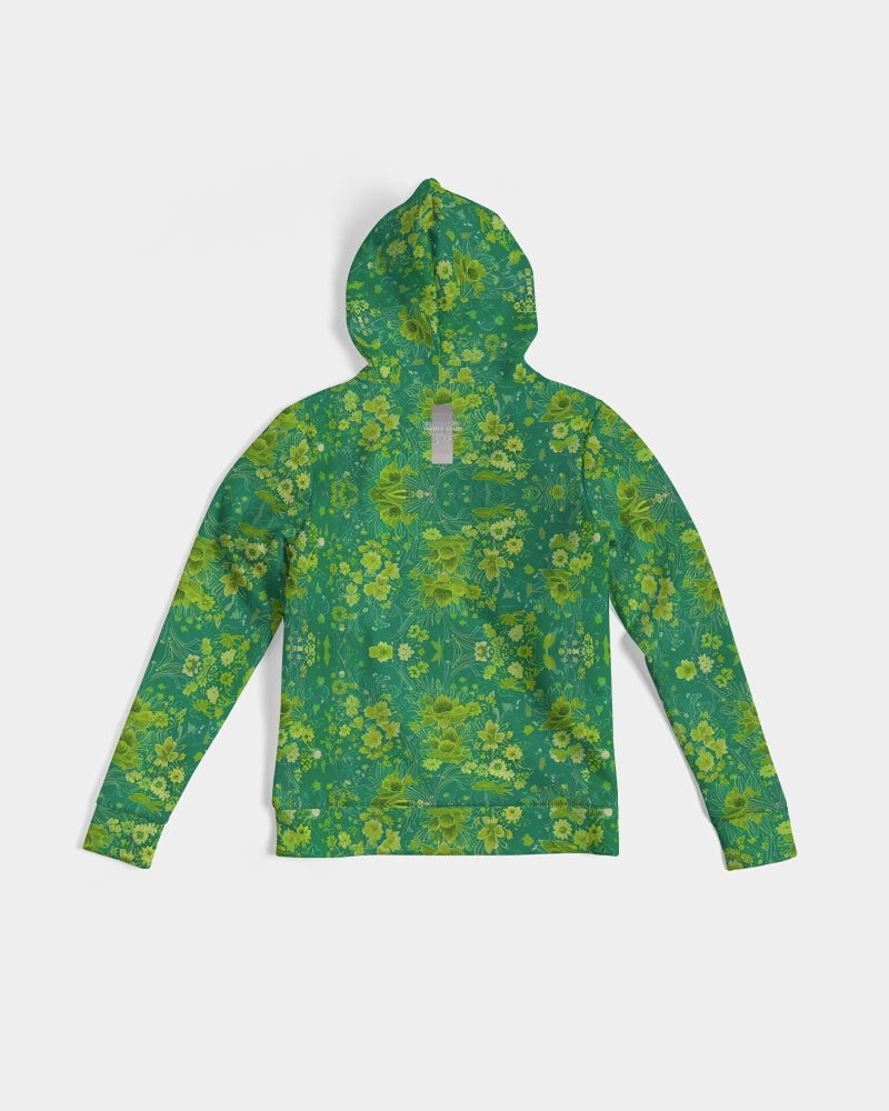 Green lush Repeat pattern Women's Hoodie