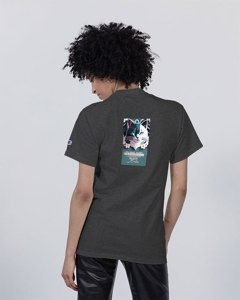 Silverfox flower Unisex Tee | Champion