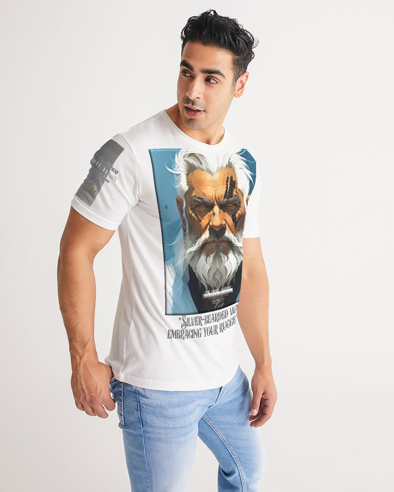 Silver bearded warrior Men's Tee