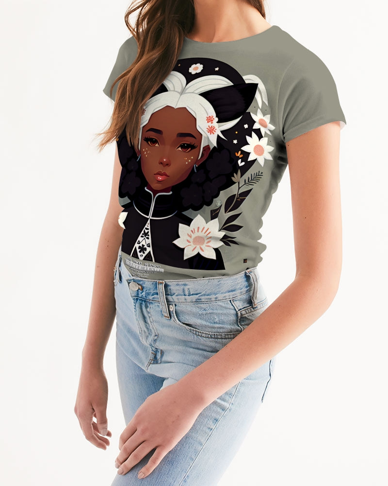 Nubian girl silver fox Women's Tee