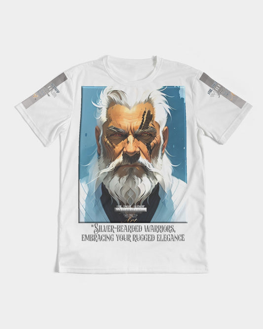 Silver bearded warrior Men's Tee