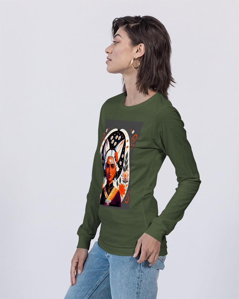 Indian Silver fox Unisex Jersey Long Sleeve Tee | Bella + Canvas