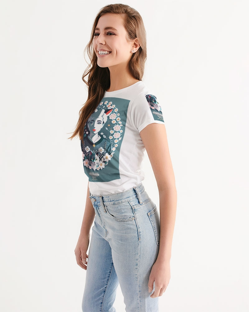 Silverfox flower Women's Tee