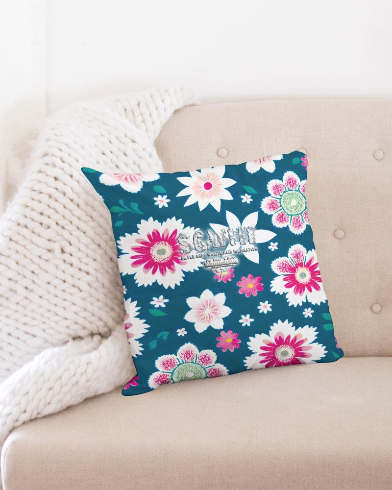 Beautiful floral pattern Throw Pillow Case 18"x18"