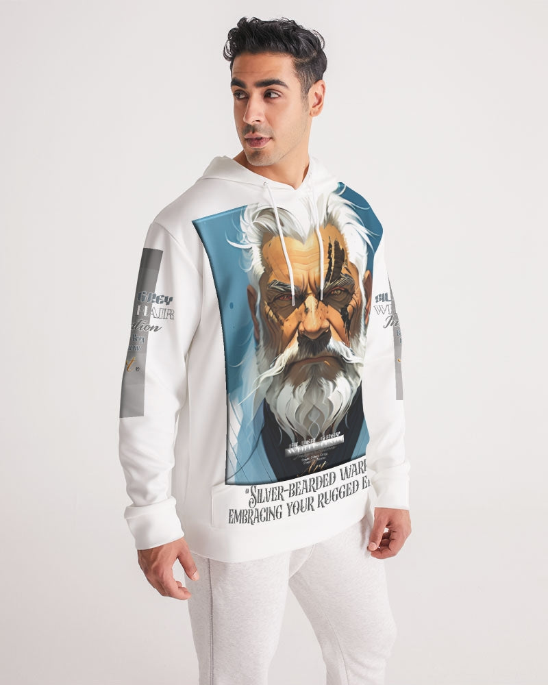 Silver bearded warrior Men's Hoodie