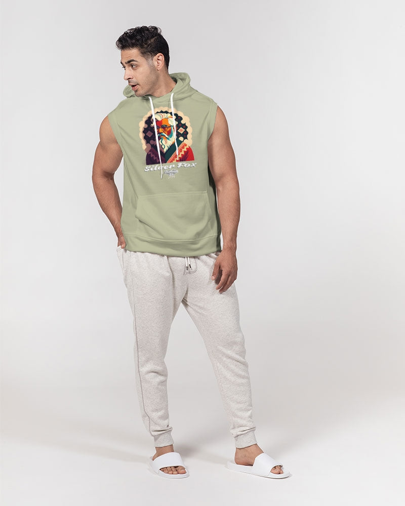 South Asian Silverfox Men's Premium Heavyweight Sleeveless Hoodie