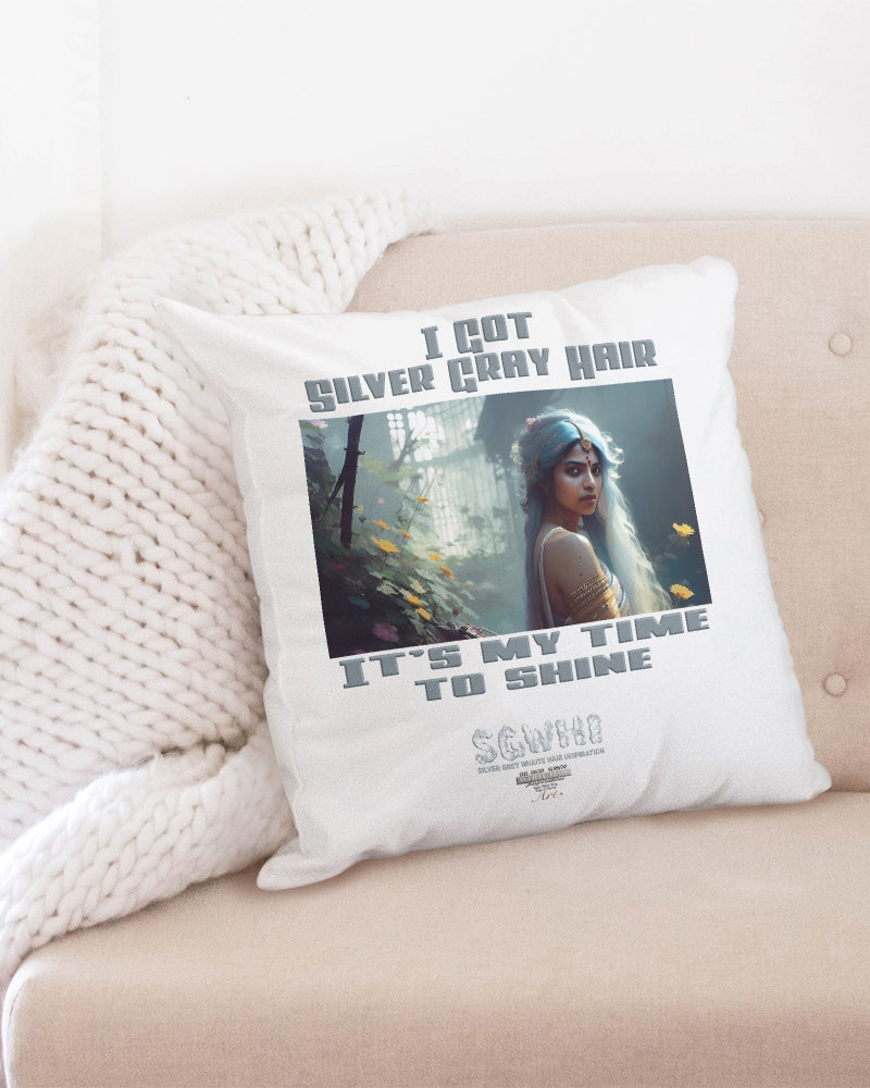 Indian sister to shine Throw Pillow Case 20"x20"