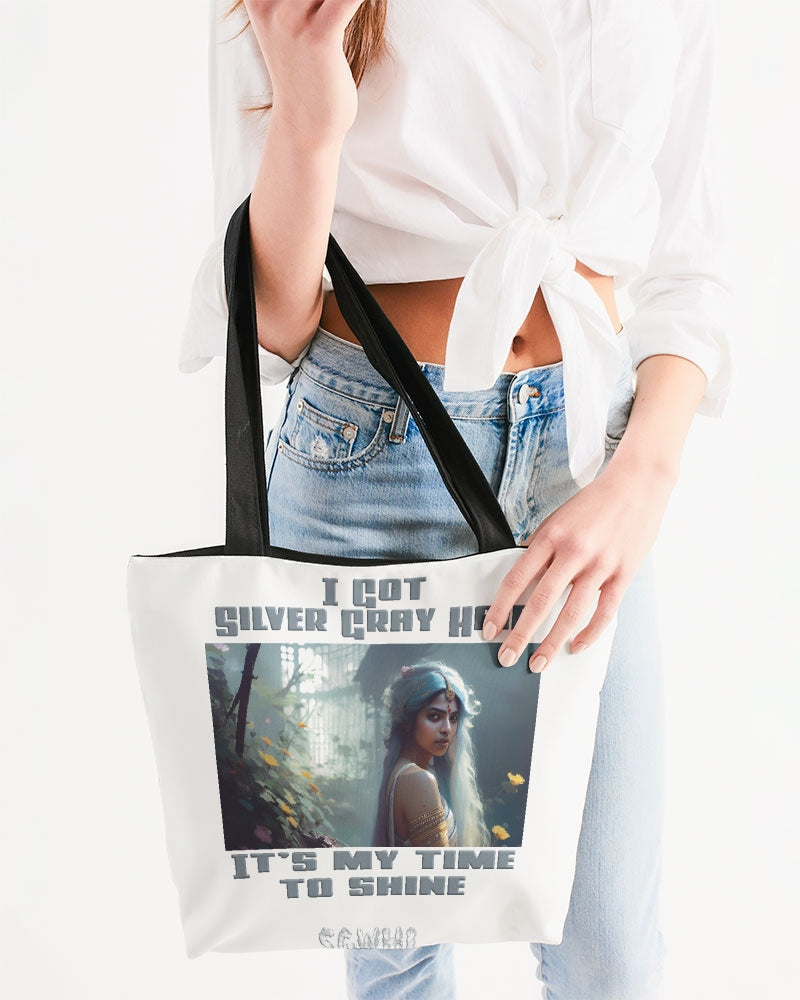 Indian sister to shine Canvas Zip Tote