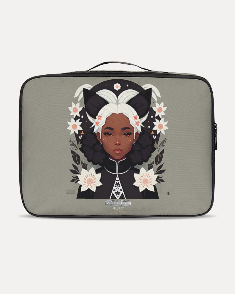 Nubian girl silver fox Jetsetter Travel Case