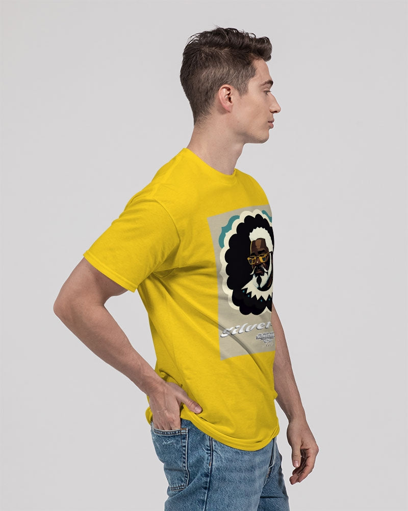 Black gentleman Silverfox Unisex Heavy Cotton T-Shirt | Gildan