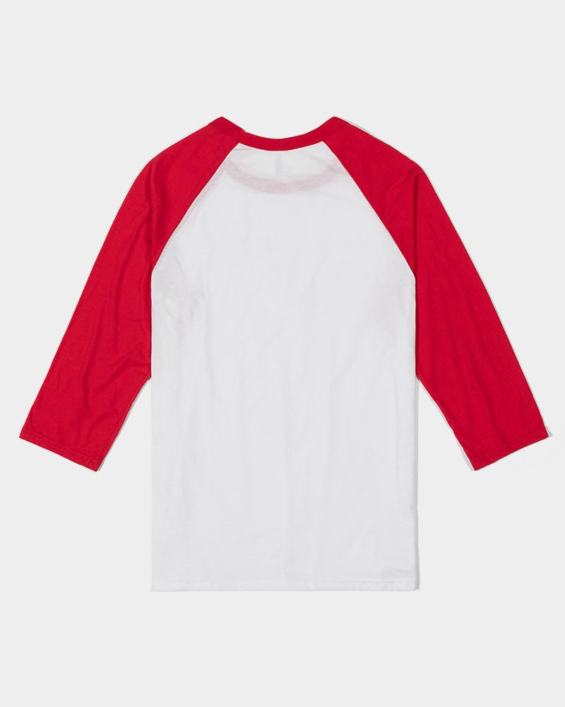 Nick Silver smile Unisex Three-Quarter Sleeve Baseball Tee | Bella + Canvas