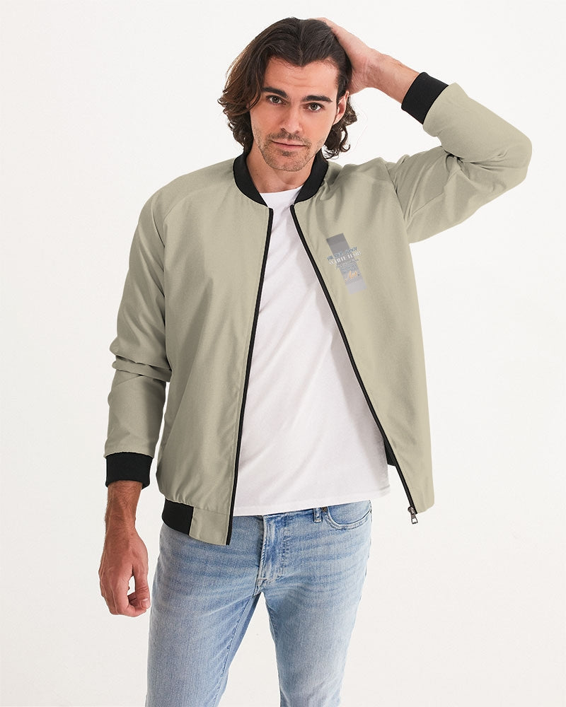 Black gentleman Silverfox Men's Bomber Jacket