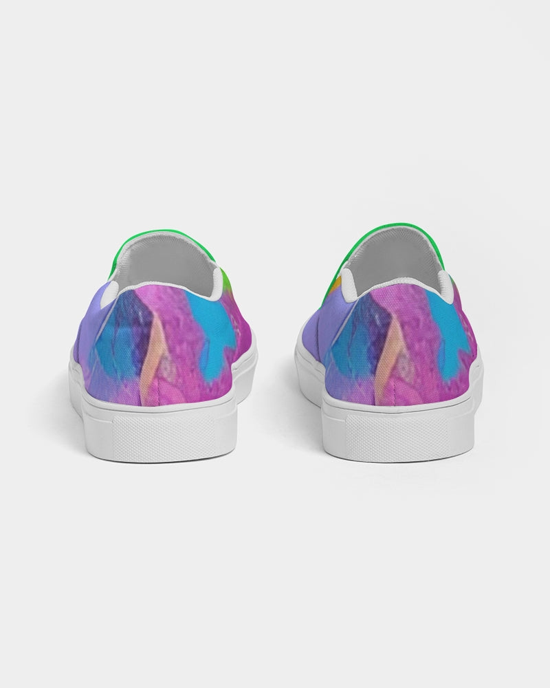 Abstract pattern for shoes Men's Slip-On Canvas Shoe