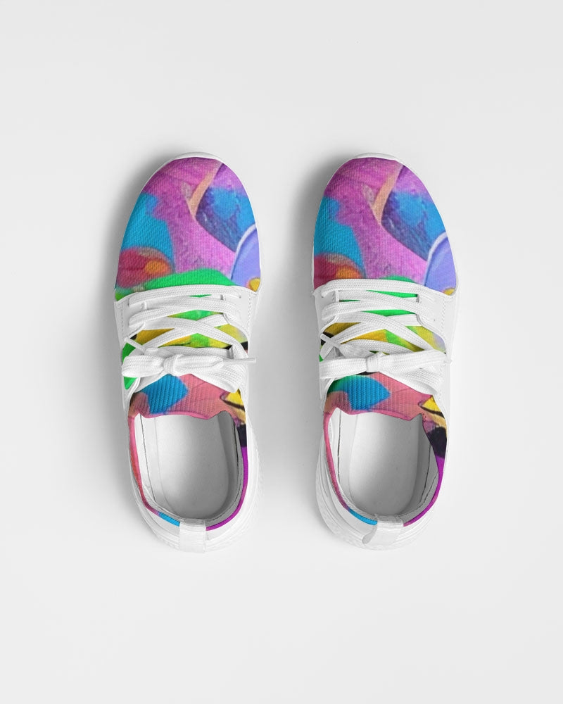 Abstract pattern for shoes Men's Two-Tone Sneaker