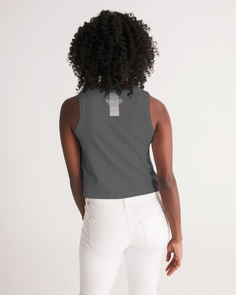 Indian Silver fox Women's Cropped Tank