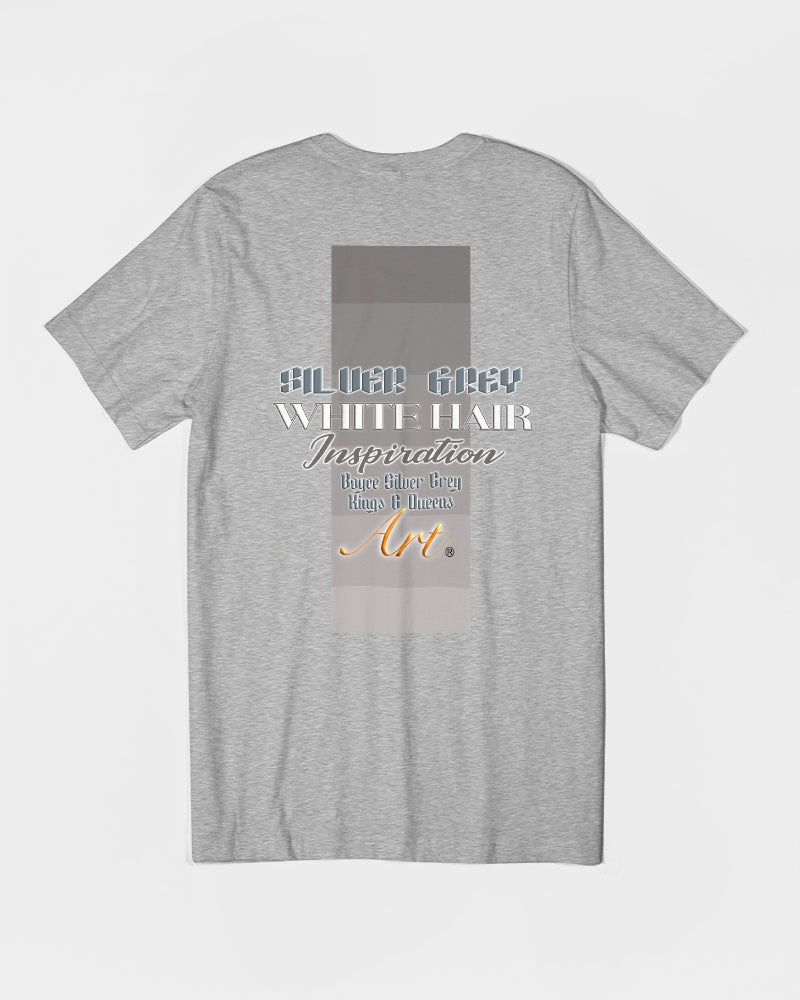 Asian sister with silver grey hair Unisex Jersey V-Neck Tee | Bella + Canvas