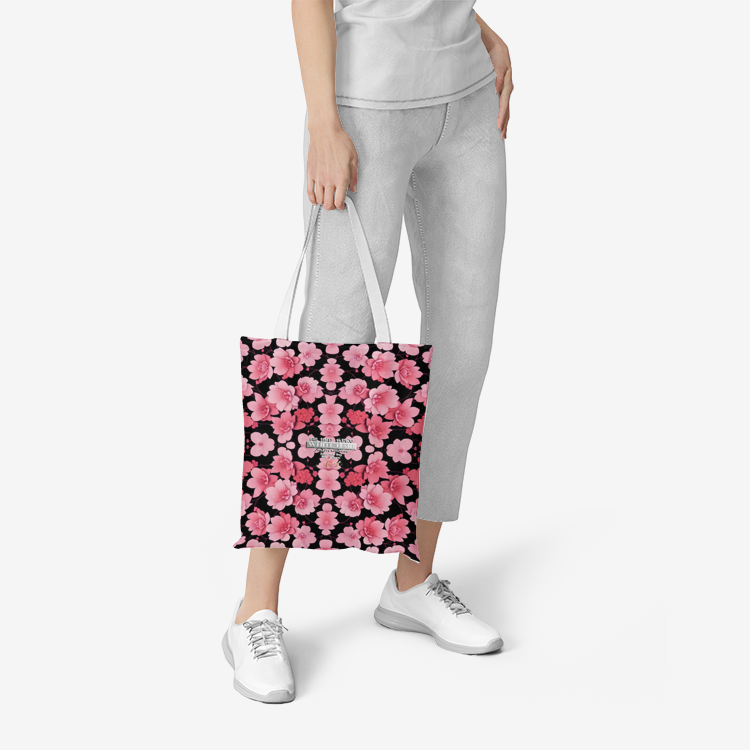 Silver grey white hair inspiration Duty and Strong Natural Canvas Tote Bags