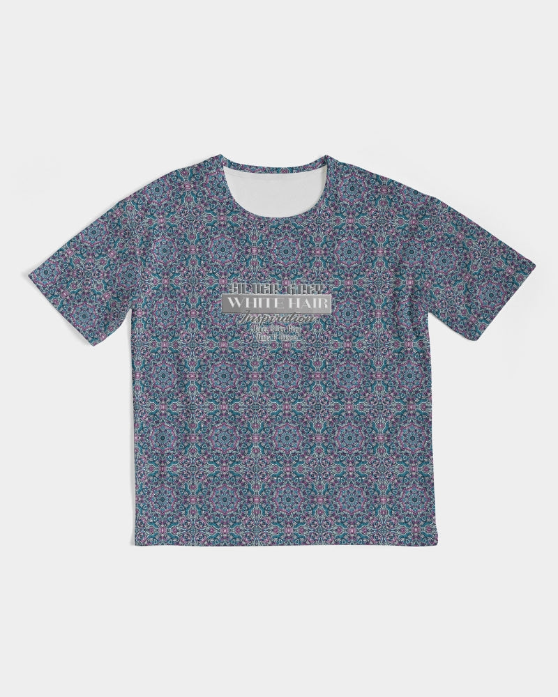 Beautiful mosaic blue pattern Men's Premium Heavyweight Tee