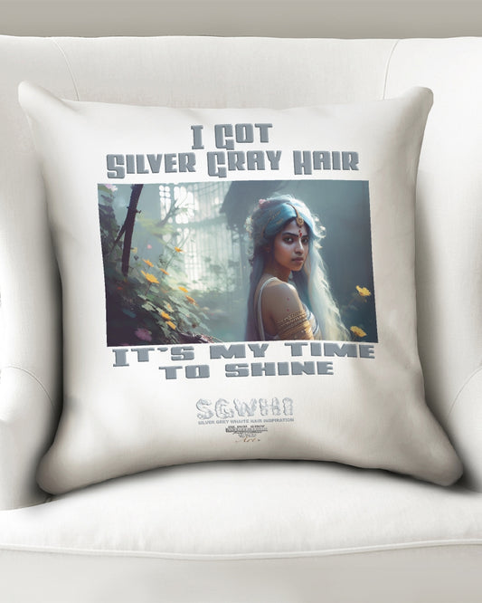 Indian sister to shine Throw Pillow Case 20"x20"