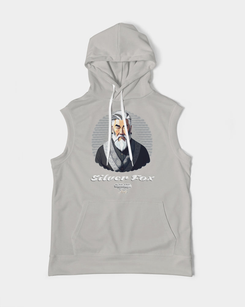 Asian Silverfox Men Men's Premium Heavyweight Sleeveless Hoodie