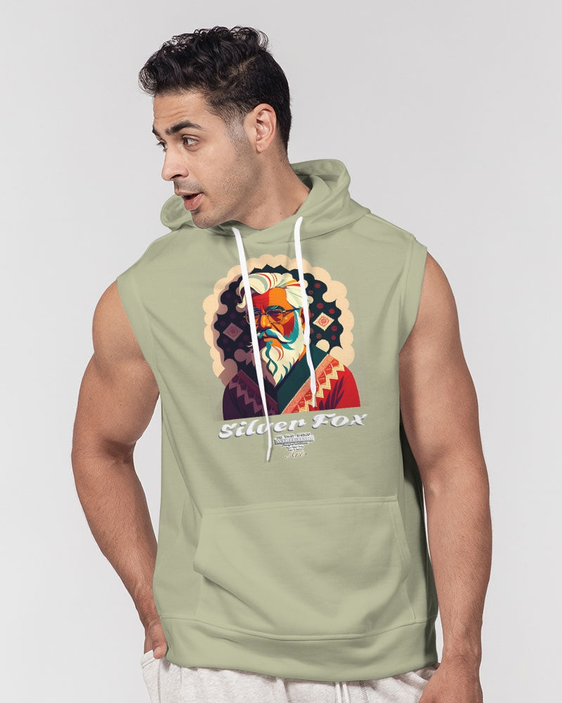 South Asian Silverfox Men's Premium Heavyweight Sleeveless Hoodie