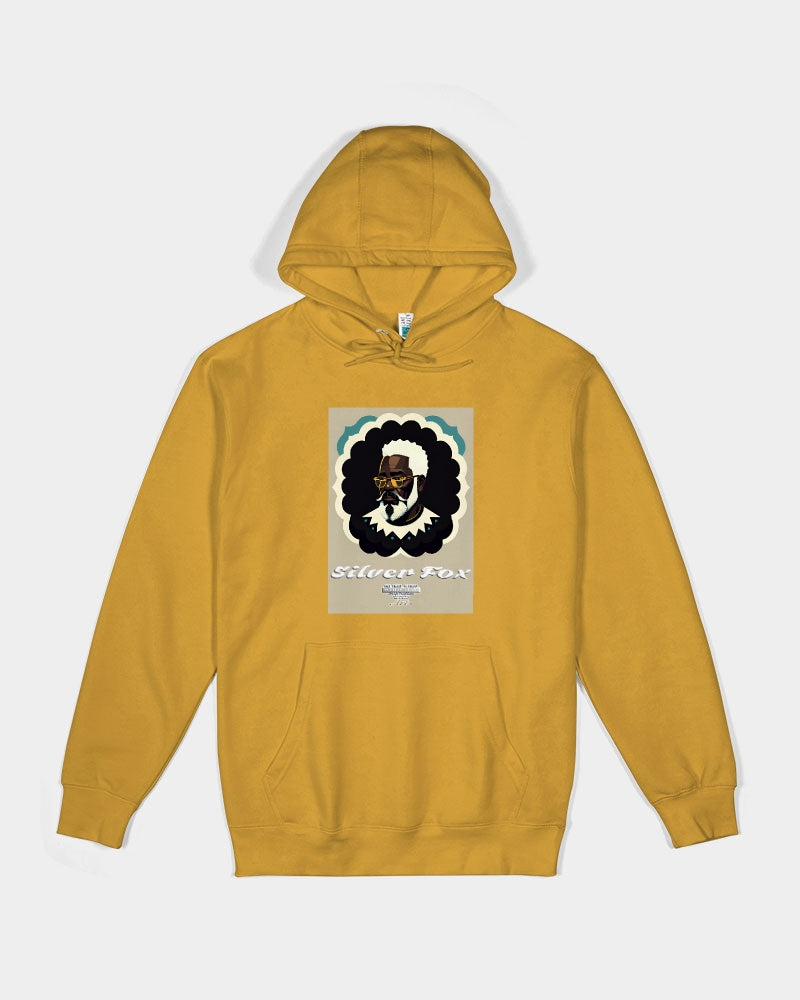 Black gentleman Silverfox Unisex Premium Pullover Hoodie | Lane Seven