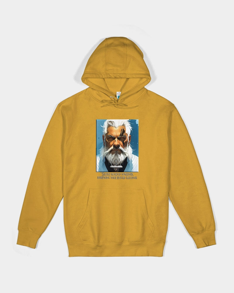 Silver bearded warrior Unisex Premium Pullover Hoodie | Lane Seven