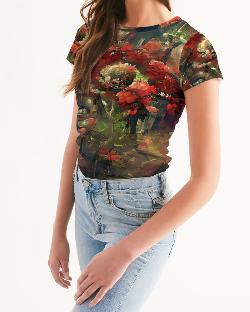 Abstract Rose design Women's Tee