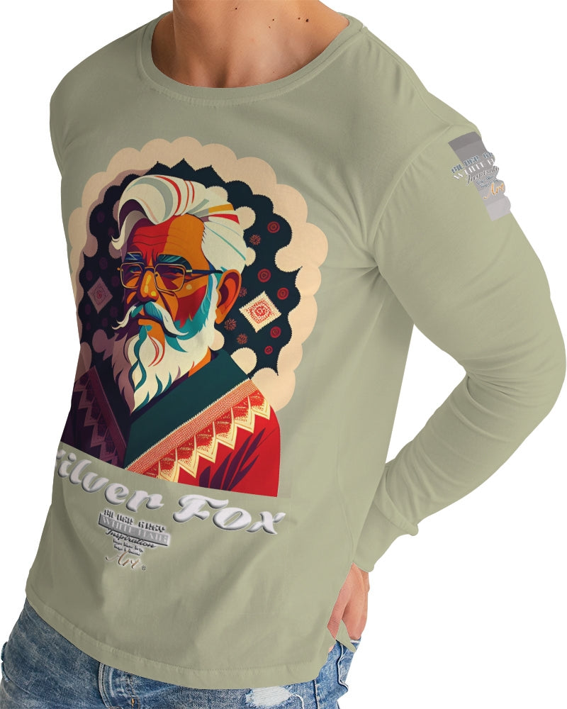 South Asian Silverfox Men's Long Sleeve Tee