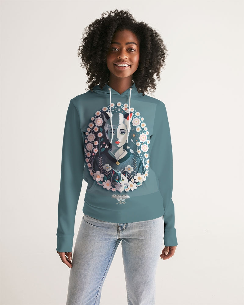 Silverfox flower Women's Hoodie