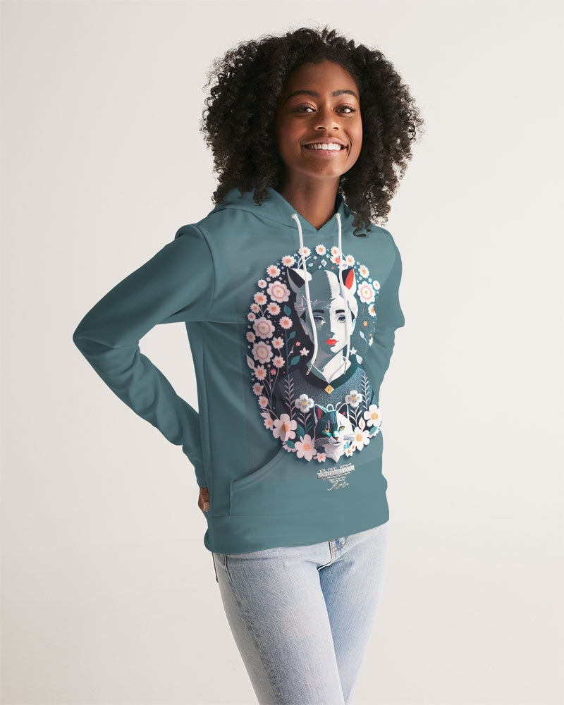 Silverfox flower Women's Hoodie