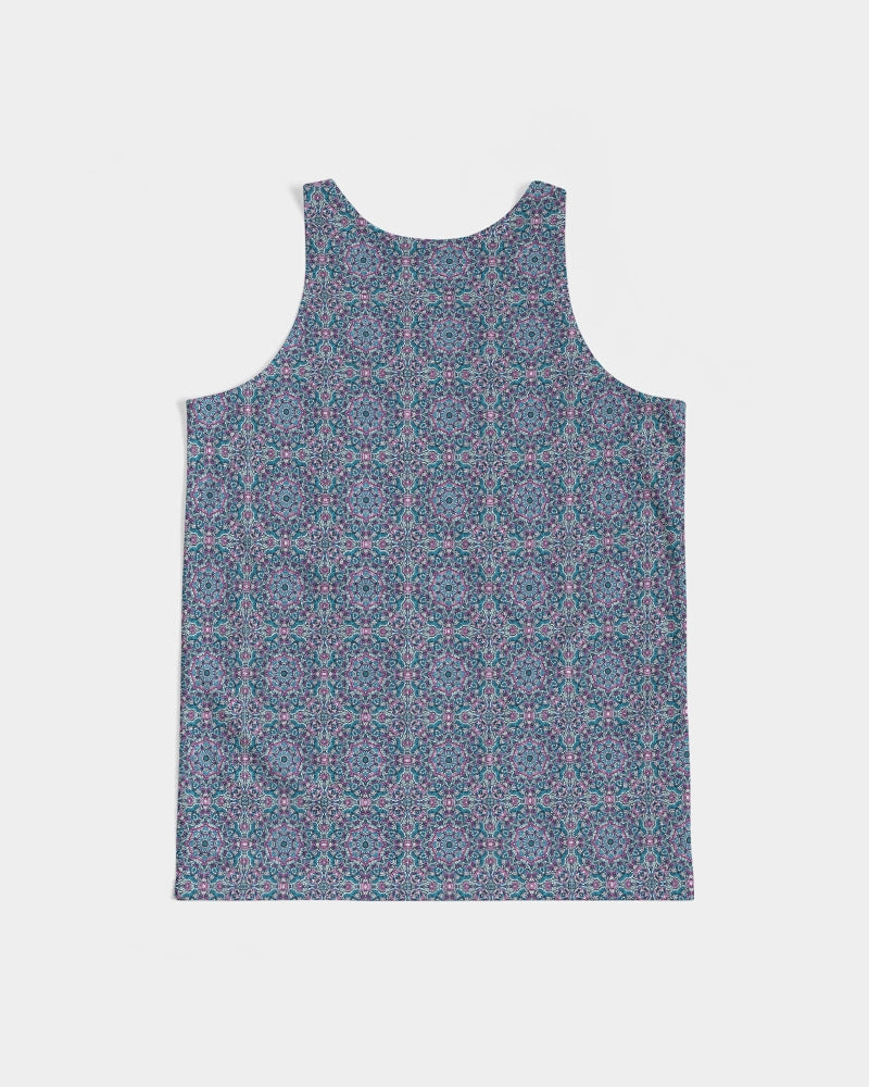 Beautiful mosaic blue pattern Men's Tank