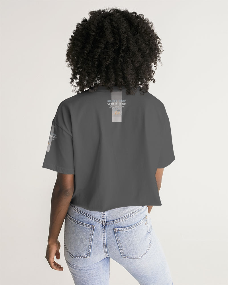 Indian Silver fox Women's Lounge Cropped Tee