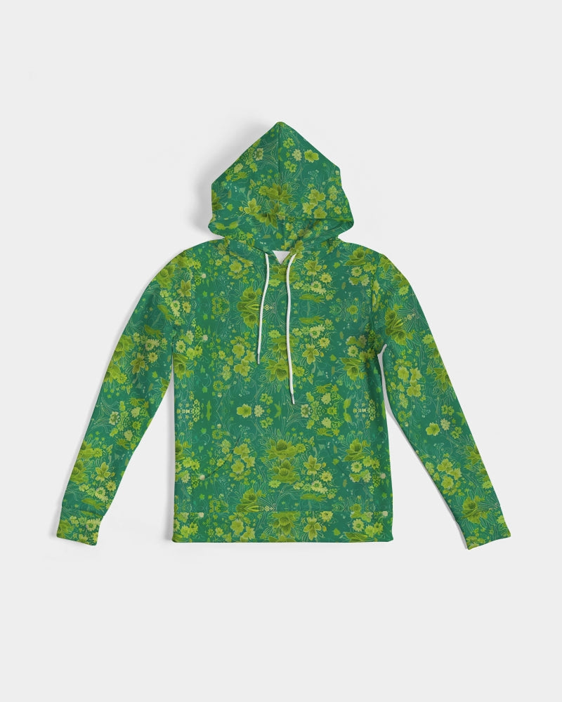 Green lush Repeat pattern Women's Hoodie