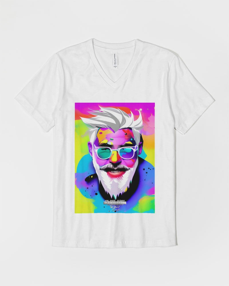 Nick Silver smile Unisex Jersey V-Neck Tee | Bella + Canvas