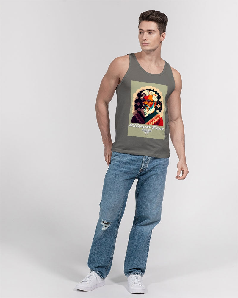 South Asian Silverfox Unisex Jersey Tank | Bella + Canvas