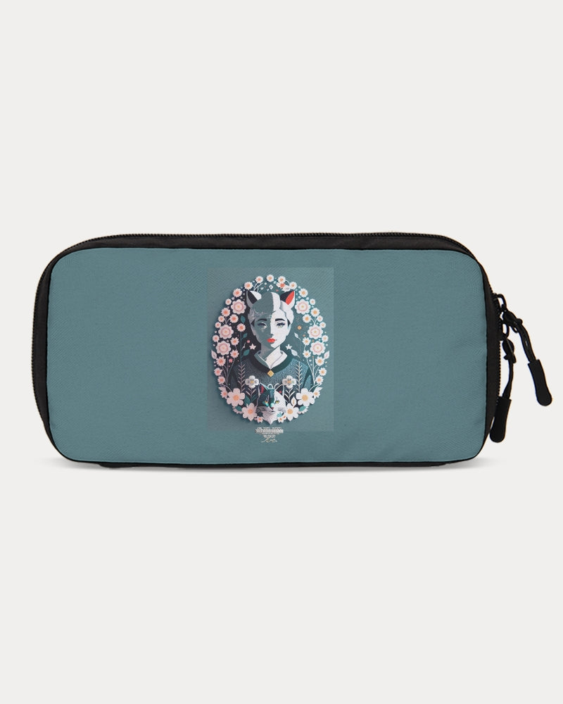 Silverfox flower Small Travel Organizer