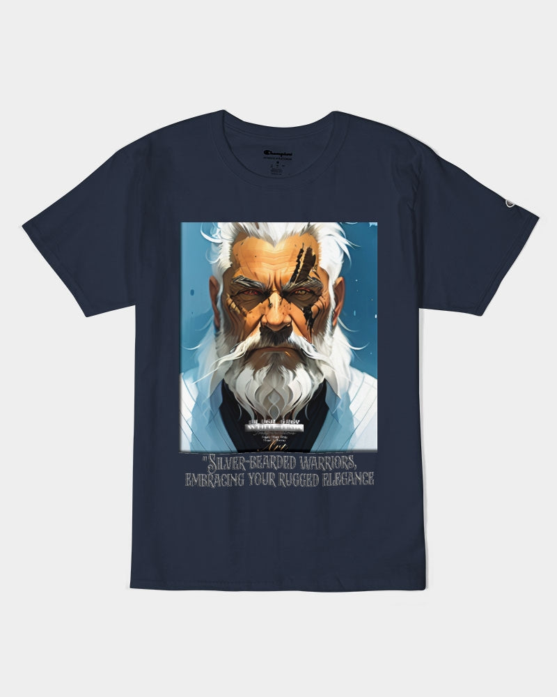 Silver bearded warrior Unisex Tee | Champion