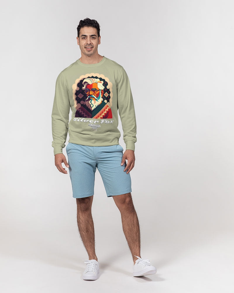 South Asian silverfox Classic French Terry Crewneck Pullover