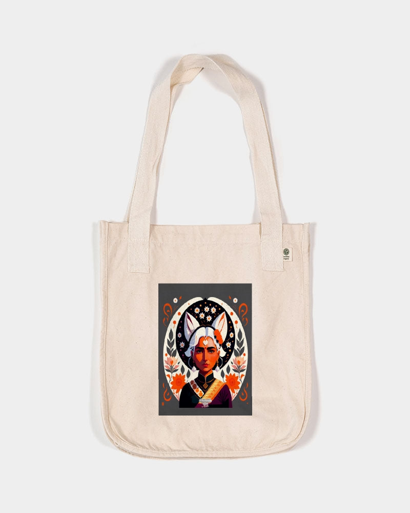 Indian Silver fox Organic Cotton Canvas Market Tote | Econscious