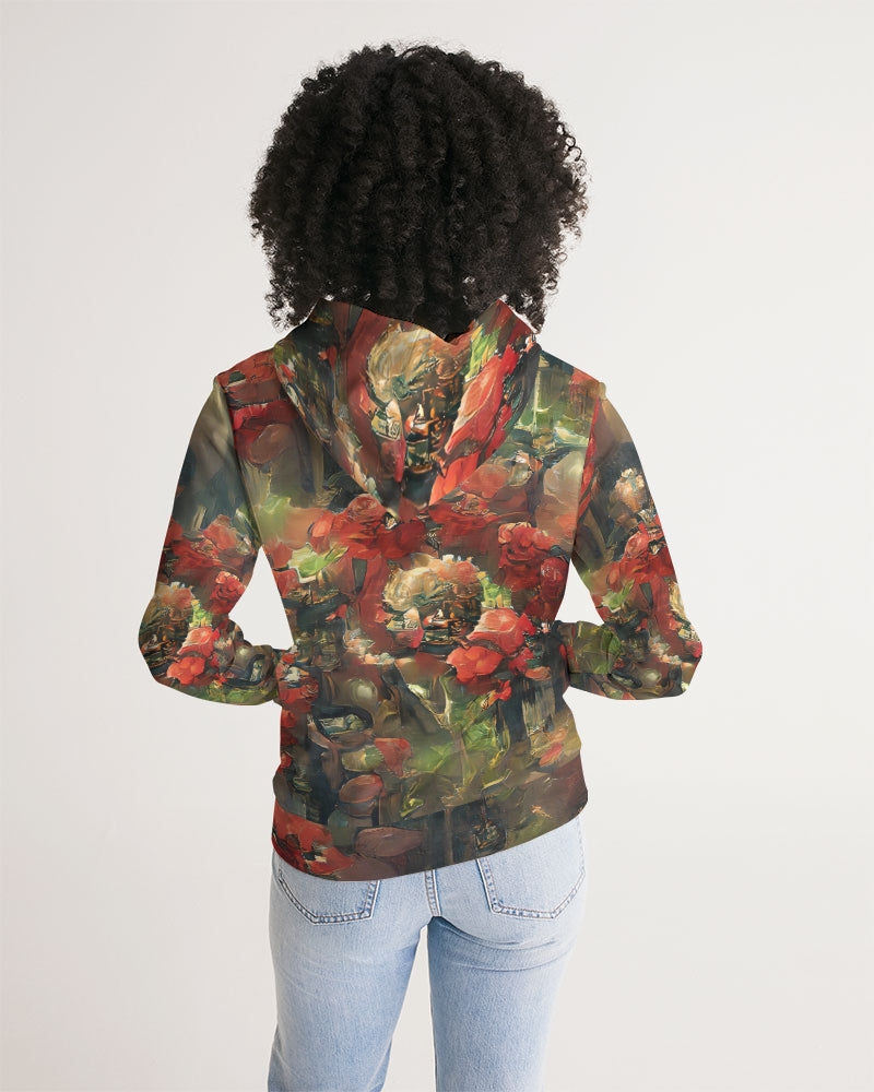 Abstract Rose design Women's Hoodie