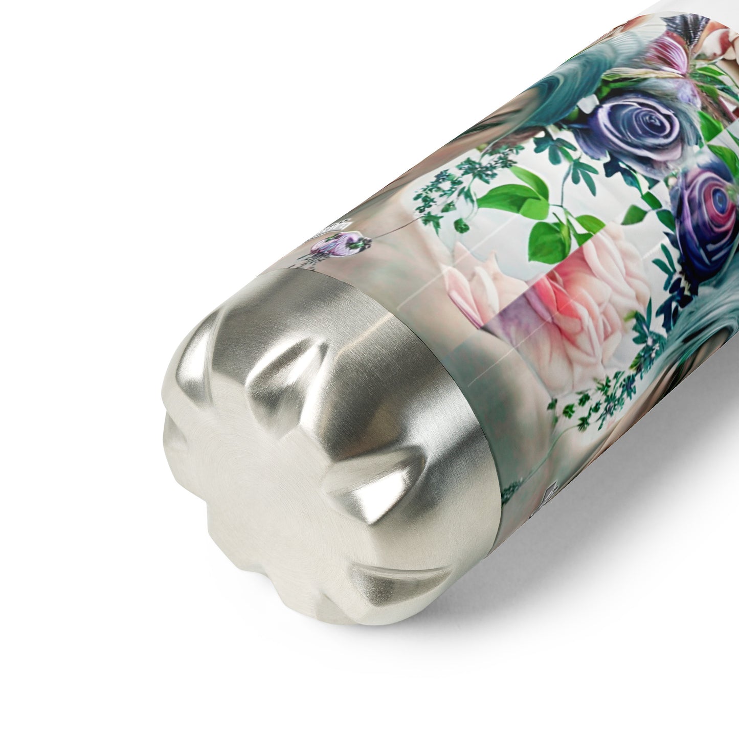 Silver grey, white hair inspiration Stainless Steel Water Bottle